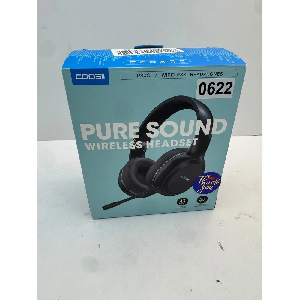 COOSII P80C Wireless Headphones OS Black